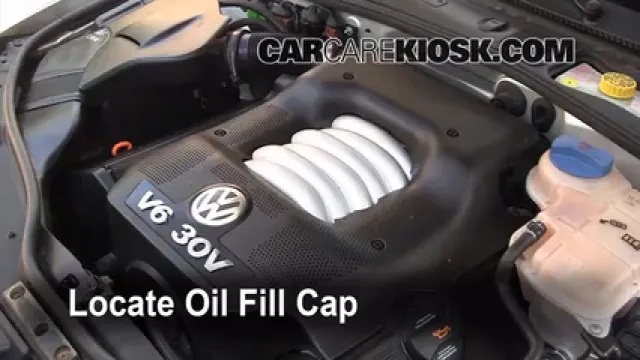 2004 Volkswagen Passat GLX 2.8L V6 Wagon Aceite Agregar aceite